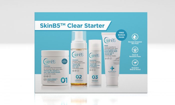 skinB5™ Starter Kit front view